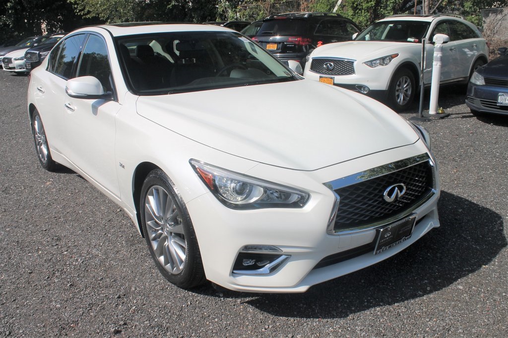 Certified Pre Owned 2018 Infiniti Q50 3 0t Luxe With Navigation Awd